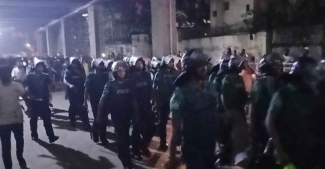 আল্লামা সাঈদীর মৃত্যুতে রাজধানীজুড়ে নিরাপত্তা জোরদার। - ছবি : সংগৃহীত