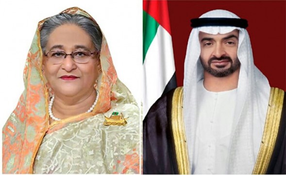 সংযুক্ত আরব আমিরাতের প্রেসিডেন্টকে ফোন করলেন প্রধানমন্ত্রী- ছবি : বাসস
