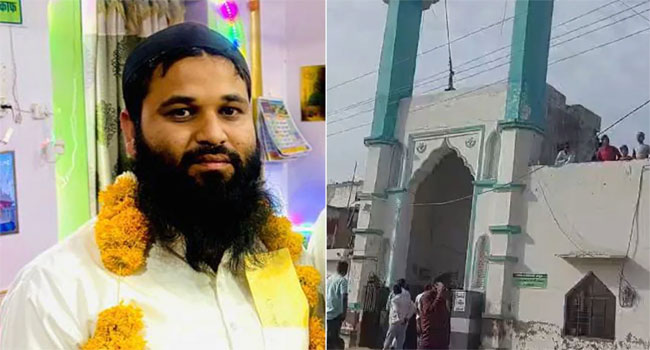 ইমাম মোহাম্মদ মাহিরকে মসজিদের ভেতর পিটিয়ে হত্যা করা হয় - ছবি : এনডিটিভি