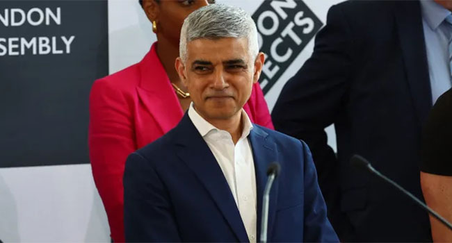 যুক্তরাজ্যের রাজধানী লন্ডনের মেয়র পদে টানা তৃতীয়বারের মতো জয় পাকিস্তানি বংশোদ্ভূত লেবার পার্টি নেতা সাদিক খান