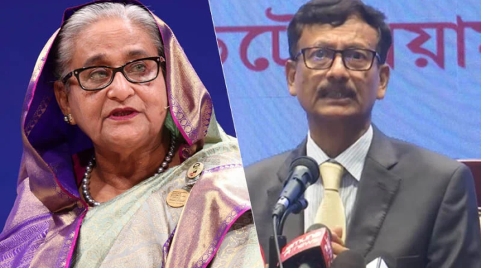 ক্ষমতাচ্যুত সাবেক প্রধানমন্ত্রী শেখ হাসিনা ও পররাষ্ট্রবিষয়ক উপদেষ্টা তৌহিদ হোসেন