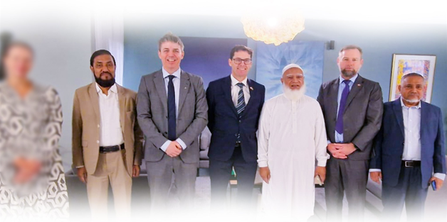 নরওয়ের রাষ্ট্রদূতের বাসায় আমীরে জামায়াত