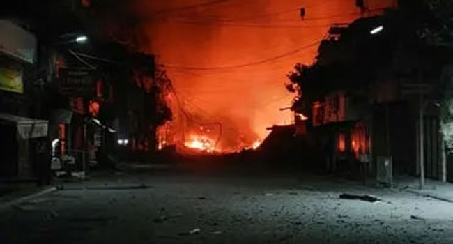 লেবাননে ‘অনুপ্রবেশের’ চেষ্টাকারী ইসরাইলি বাহিনীর ওপর হিজবুল্লাহর গোলাবর্ষণ - ছবি : বাসস