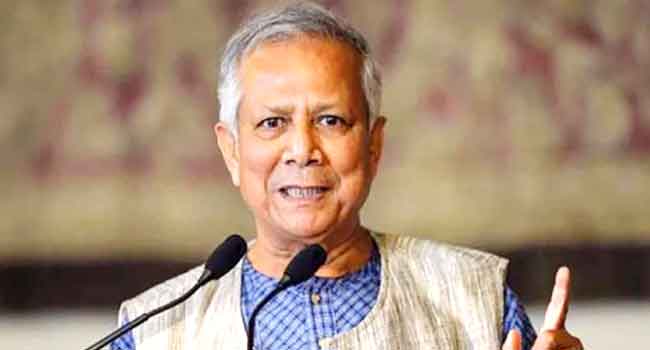 প্রধান উপদেষ্টা প্রফেসর মুহাম্মদ ইউনূস - সংগৃহীত