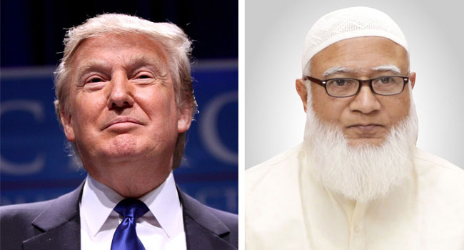 ডোনাল্ড জে ট্রাম্প ও ডা. শফিকুর রহমান - ছবি : সংগৃহীত