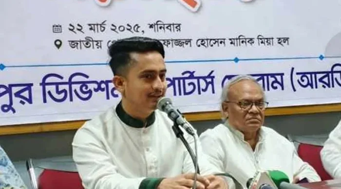 জাতীয় নাগরিক পার্টির (এনসিপি) উত্তরাঞ্চলের মুখ্য সংগঠক সারজিস আলম। ছবি: সংগৃহীত