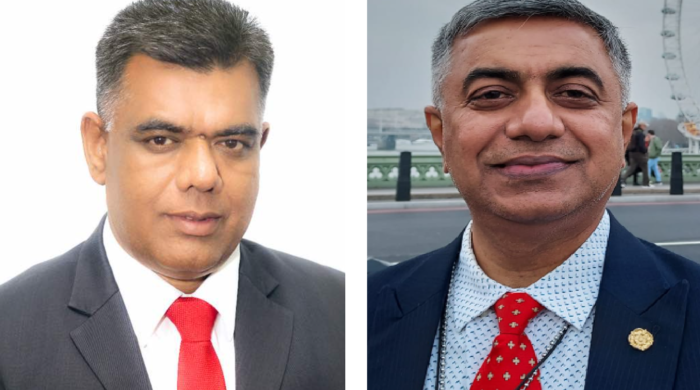 ছবি-ডানে মাহাবুব আলম শাহ -বামে মোশাররফ হোসেন